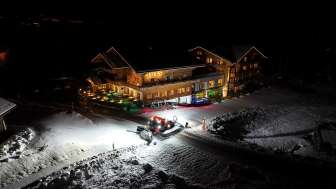 Vue extérieure en été